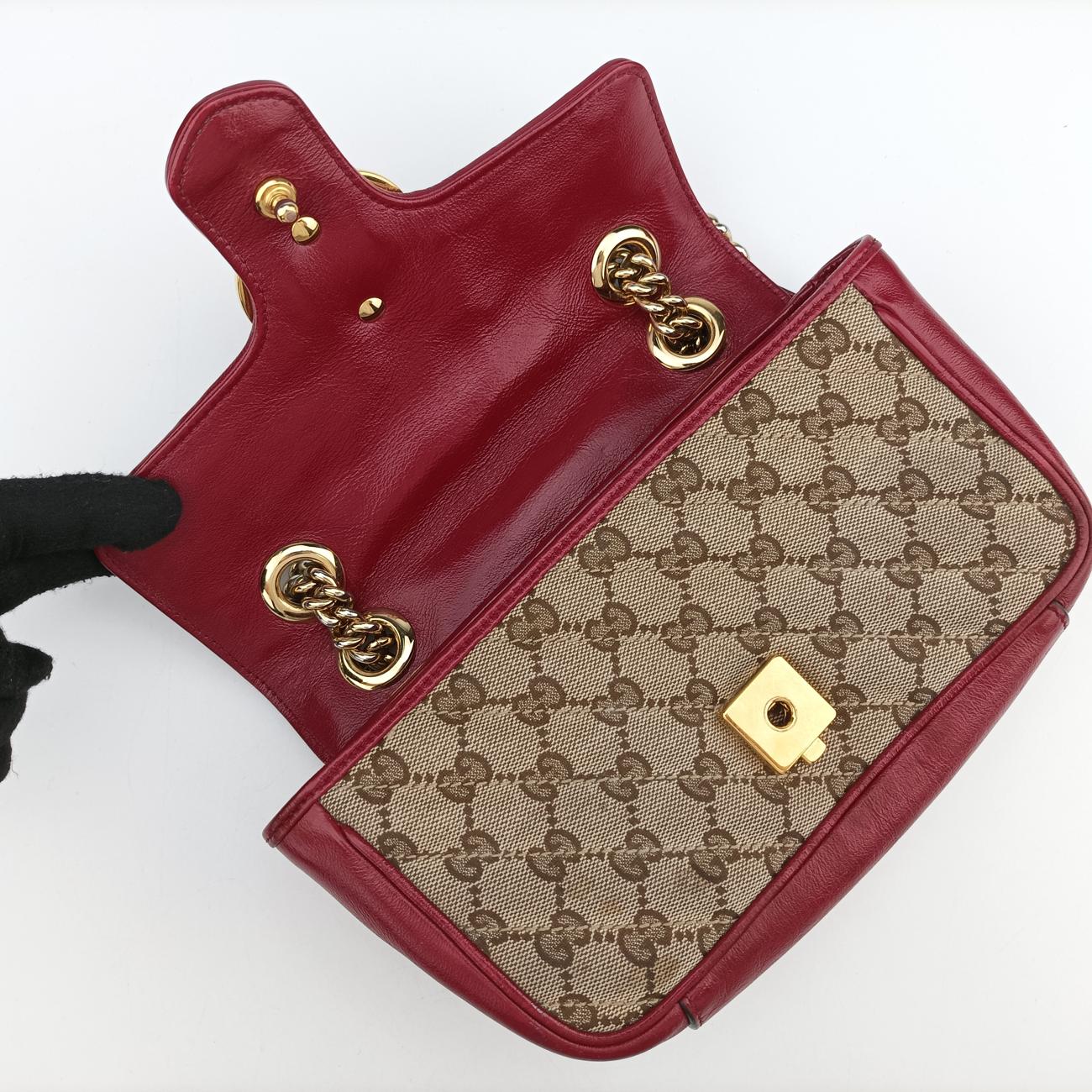 GG MarmontMulticolourfabric×Leather446744C031275737GGマーモントマルチカラーファブリック×レザー446744C031275737