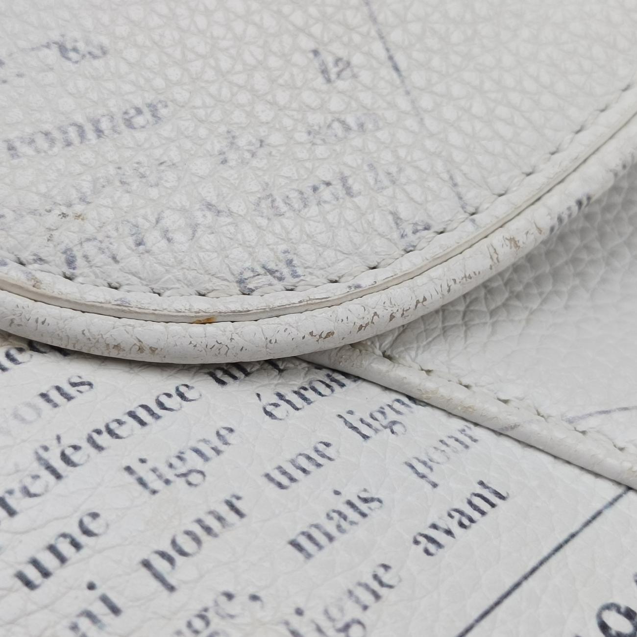 SaddleWhitePVC coated canvas06-BO1119サドルホワイトPVCコーティングキャンバス06-BO1119