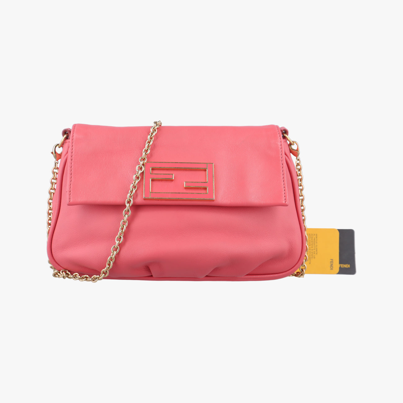 Fendista PochettePinkLeather8M02768M0276-D16 148-0053フェンディスタ ポシェットピンクレザー8M02768M0276-D16 148-0053