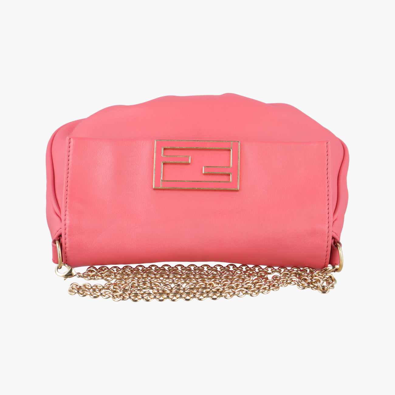 Fendista PochettePinkLeather8M02768M0276-D16 148-0053フェンディスタ ポシェットピンクレザー8M02768M0276-D16 148-0053