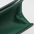 Corole ChainGreenSaffiano Leather25コロール チェーングリーンサフィアーノレザー25