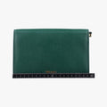 Corole ChainGreenSaffiano Leather25コロール チェーングリーンサフィアーノレザー25