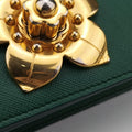 Corole ChainGreenSaffiano Leather25コロール チェーングリーンサフィアーノレザー25