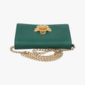 Corole ChainGreenSaffiano Leather25コロール チェーングリーンサフィアーノレザー25