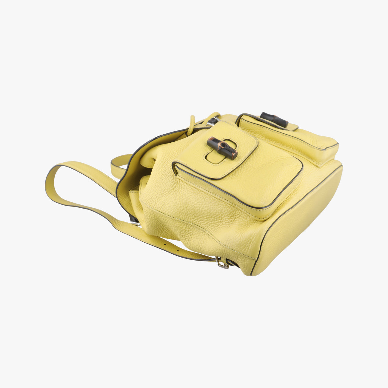 Bamboo fringe tasselYellowLeather370833F017857802バンブーイエローレザー370833F017857802