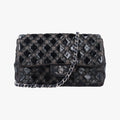 Matelasse coco markBlackknitted fabricA5004714302470マトラッセ ココマークブラックニットファブリックA5004714302470