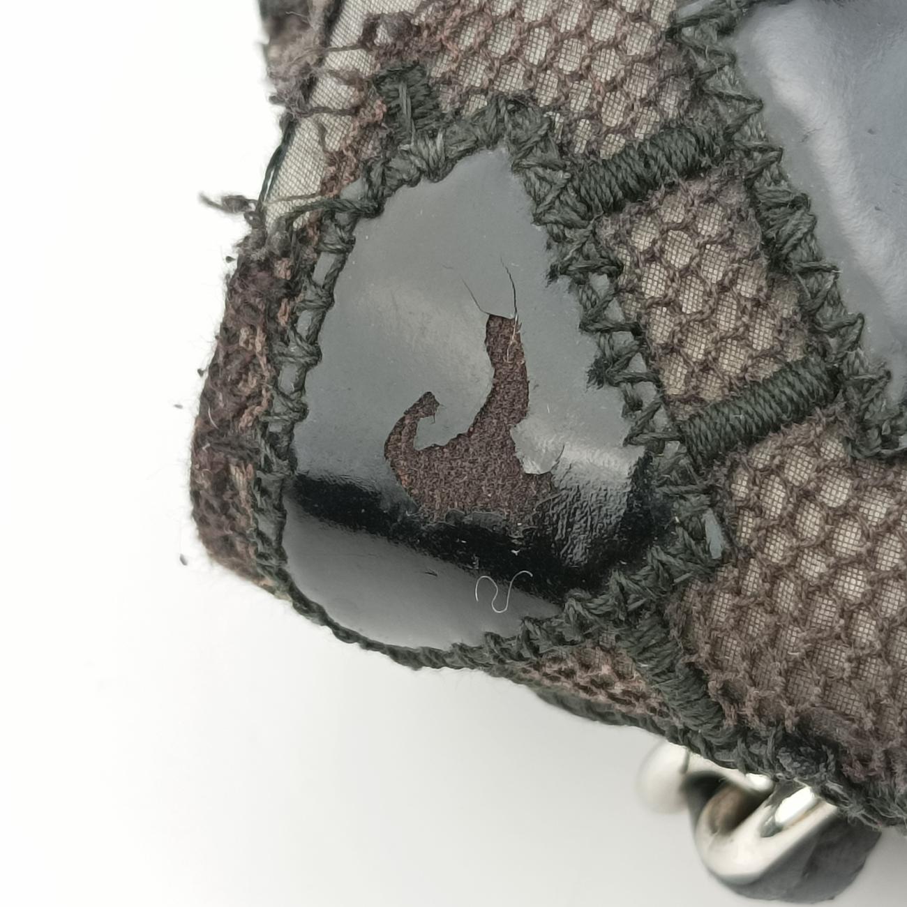 Matelasse coco markBlackknitted fabricA5004714302470マトラッセ ココマークブラックニットファブリックA5004714302470