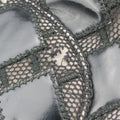 Matelasse coco markBlackknitted fabricA5004714302470マトラッセ ココマークブラックニットファブリックA5004714302470