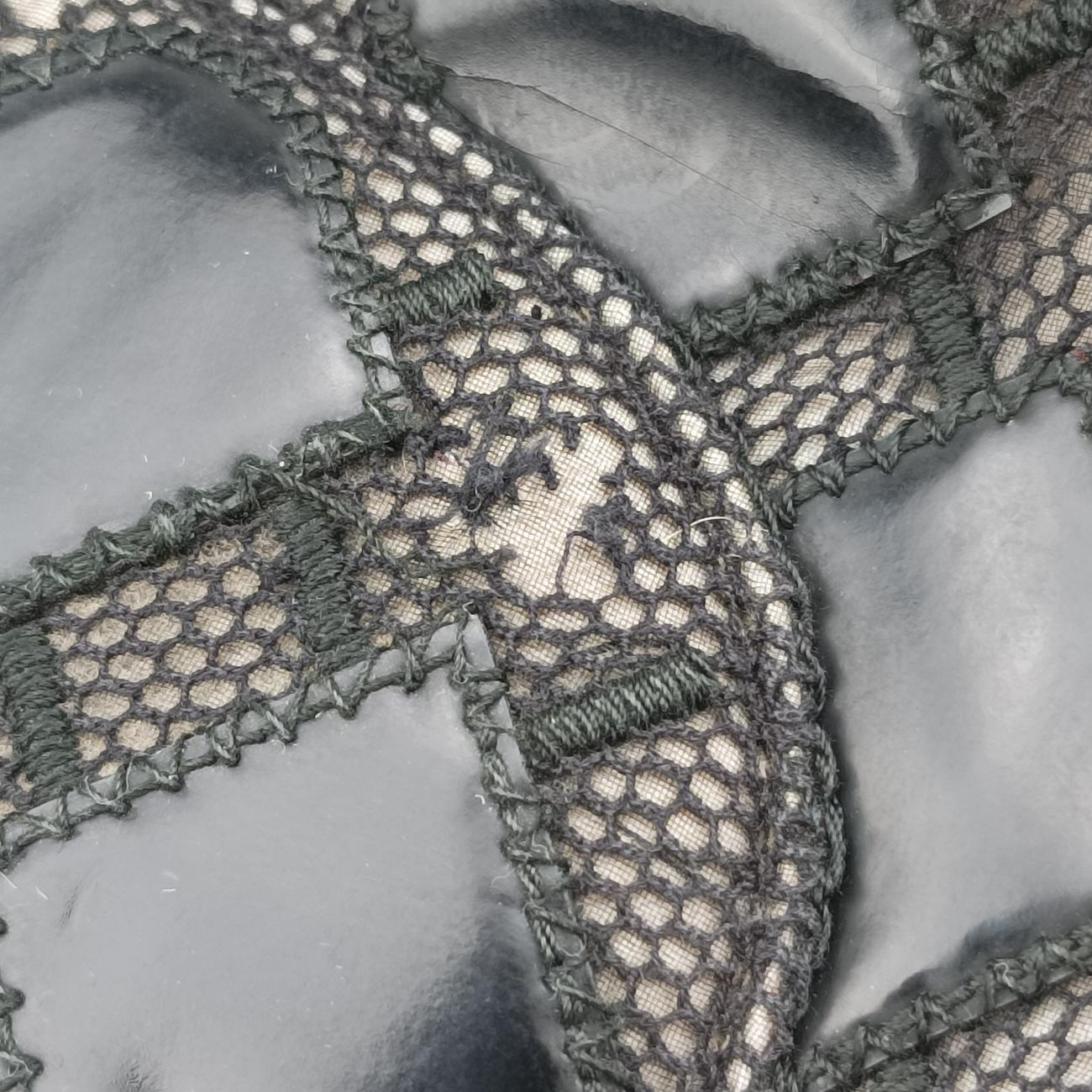 Matelasse coco markBlackknitted fabricA5004714302470マトラッセ ココマークブラックニットファブリックA5004714302470
