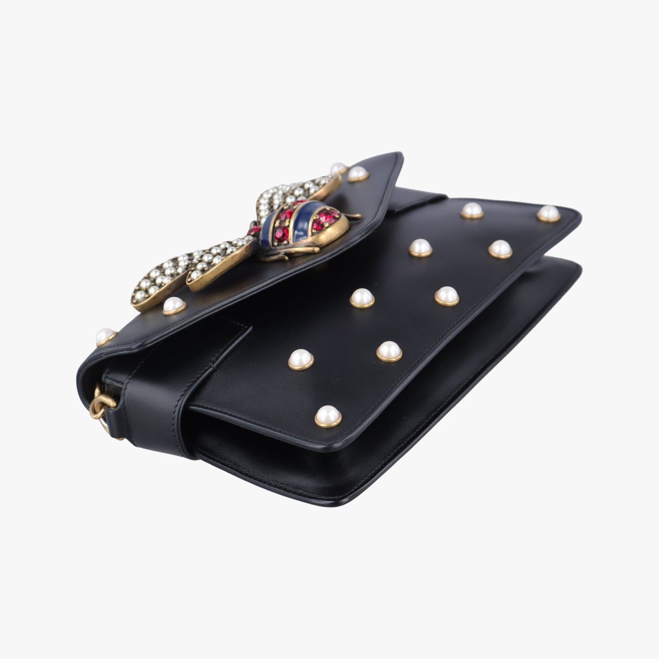 Broadway Pearl BeeBlackLeather453778C023081111ブロードウェイ パール ビーブラックレザー453778C023081111