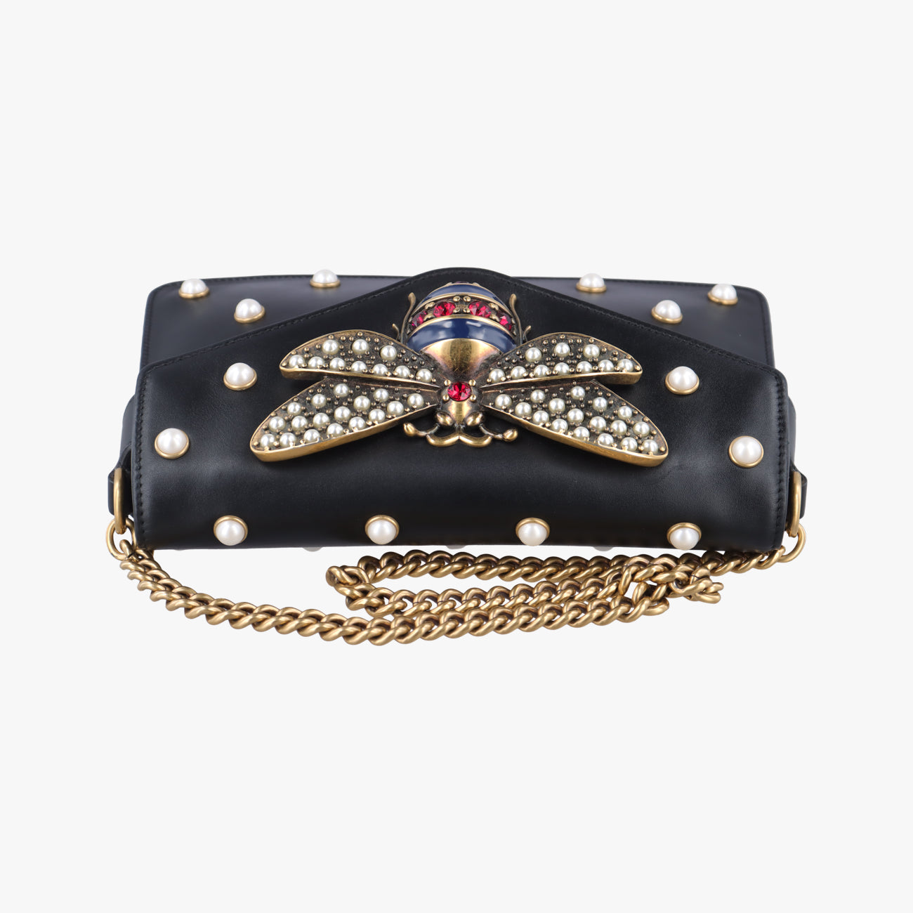 Broadway Pearl BeeBlackLeather453778C023081111ブロードウェイ パール ビーブラックレザー453778C023081111