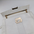 Maxi Baguette FlapWhiteLeather8BT1438BT143-ZM1 118-2579ズッカ マキシバゲットホワイトレザー8BT1438BT143-ZM1 118-2579
