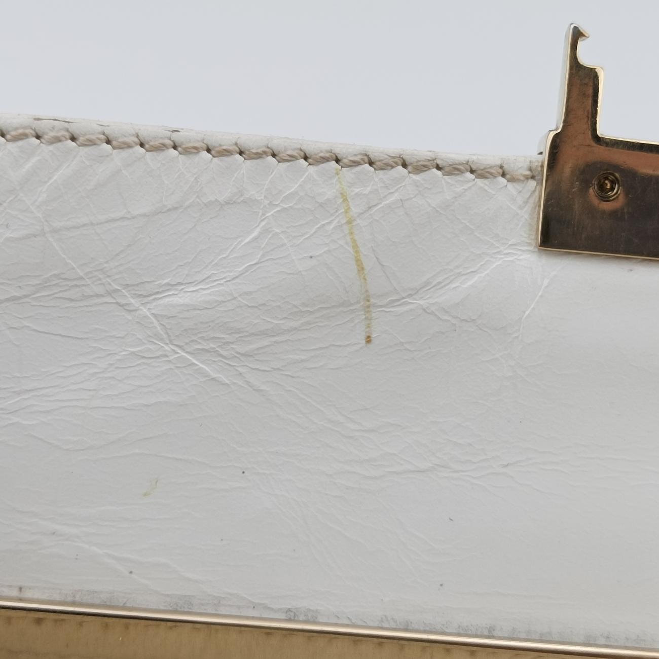 Maxi Baguette FlapWhiteLeather8BT1438BT143-ZM1 118-2579ズッカ マキシバゲットホワイトレザー8BT1438BT143-ZM1 118-2579