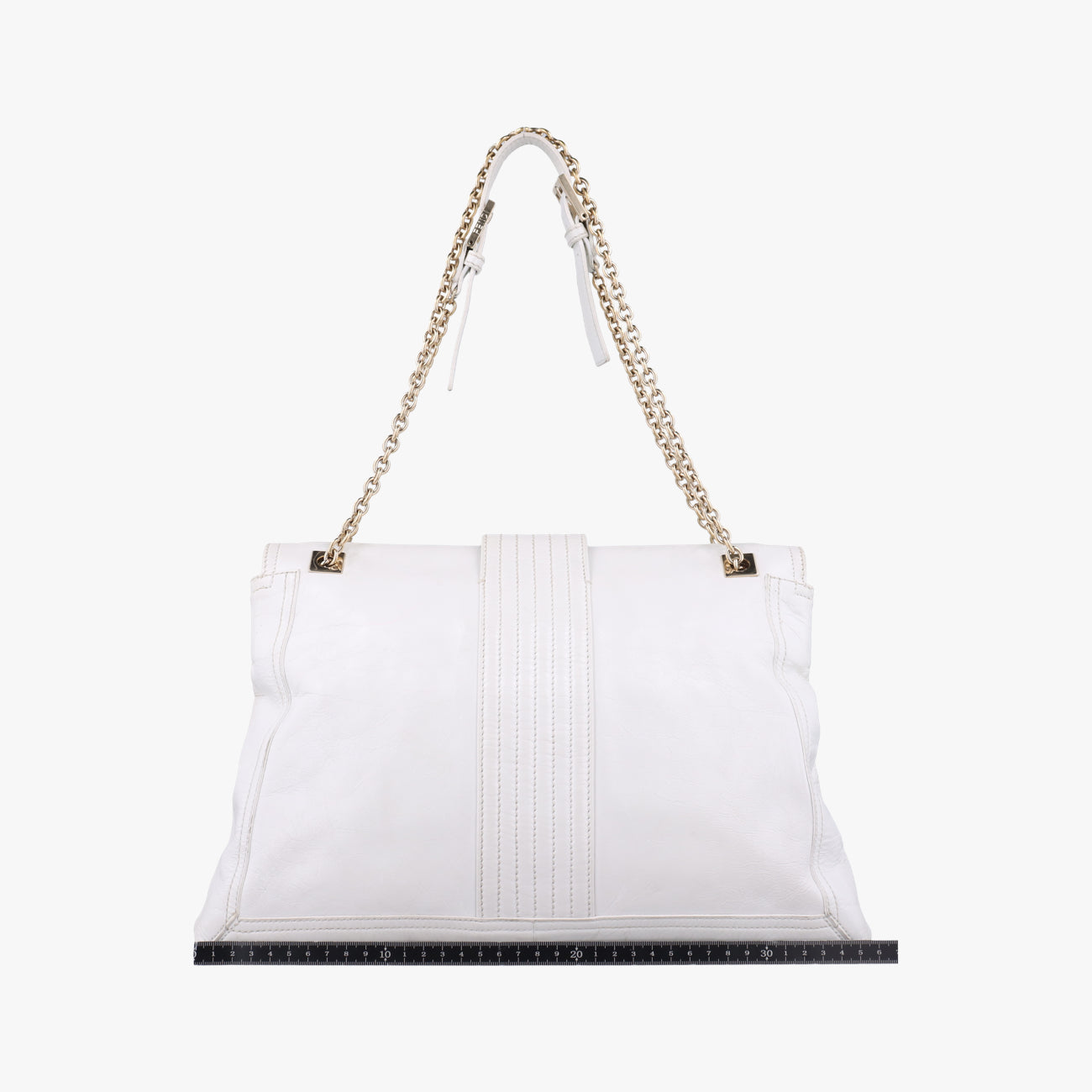 Maxi Baguette FlapWhiteLeather8BT1438BT143-ZM1 118-2579ズッカ マキシバゲットホワイトレザー8BT1438BT143-ZM1 118-2579
