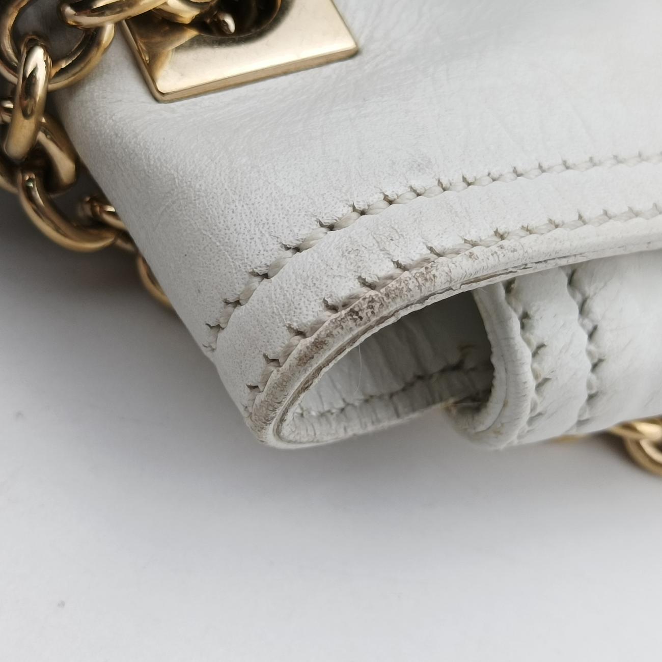 Maxi Baguette FlapWhiteLeather8BT1438BT143-ZM1 118-2579ズッカ マキシバゲットホワイトレザー8BT1438BT143-ZM1 118-2579