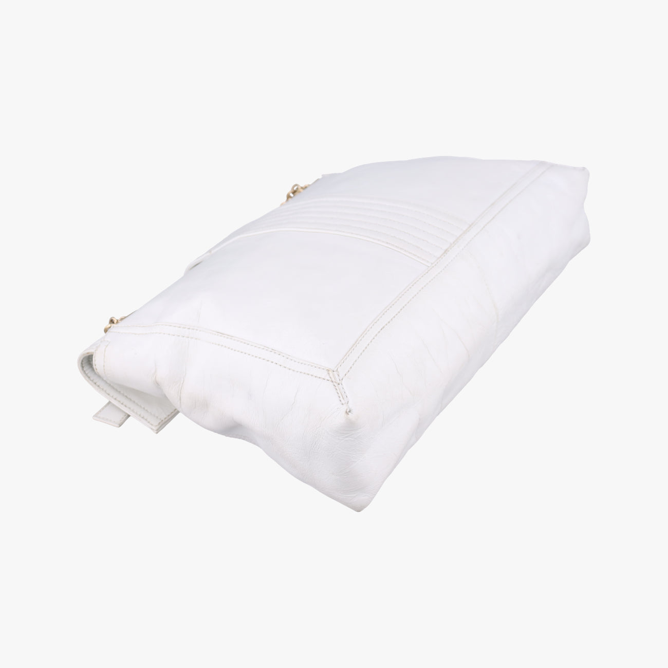 Maxi Baguette FlapWhiteLeather8BT1438BT143-ZM1 118-2579ズッカ マキシバゲットホワイトレザー8BT1438BT143-ZM1 118-2579