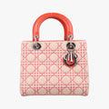 Lady DiorOrange x BeigeLeather x Patent12-BO-1102レディディオールオレンジ x ベージュレザーｘパテント12-BO-1102