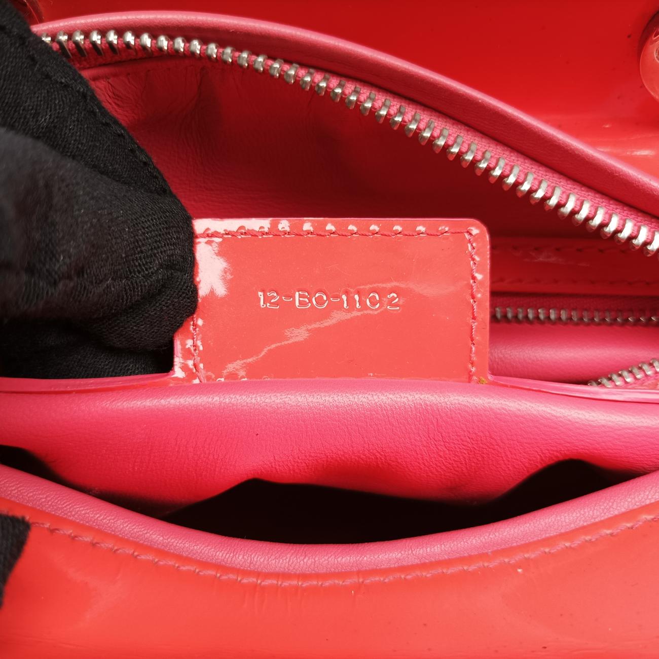 Lady DiorOrange x BeigeLeather x Patent12-BO-1102レディディオールオレンジ x ベージュレザーｘパテント12-BO-1102