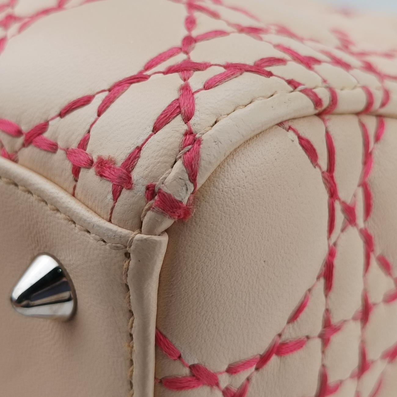 Lady DiorOrange x BeigeLeather x Patent12-BO-1102レディディオールオレンジ x ベージュレザーｘパテント12-BO-1102