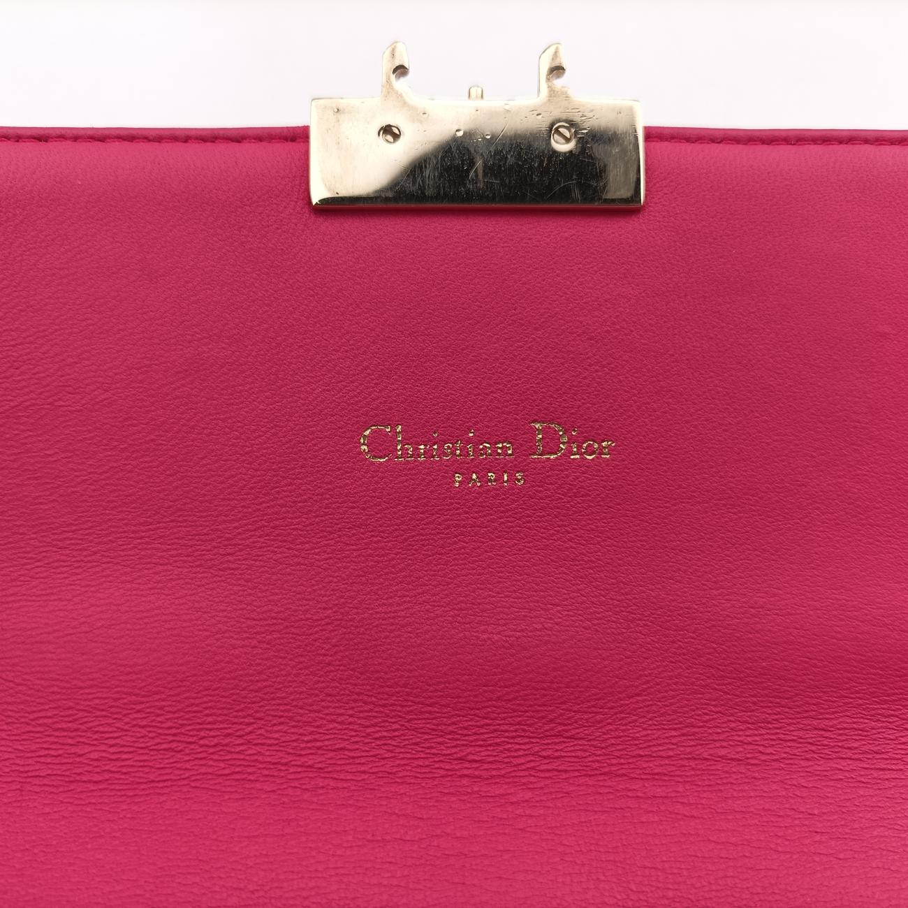 Miss Dior CANNAGE New LockRoselambskin12-MA-1103ミス ディオール カナージュ ニューロックローズ レッドラムスキン12-MA-1103