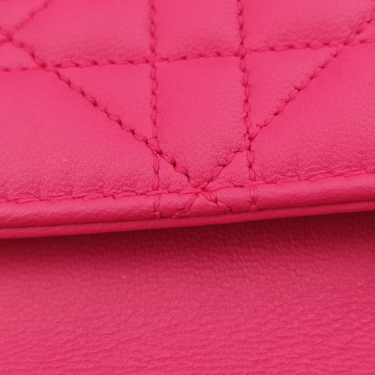 Miss Dior CANNAGE New LockRoselambskin12-MA-1103ミス ディオール カナージュ ニューロックローズ レッドラムスキン12-MA-1103