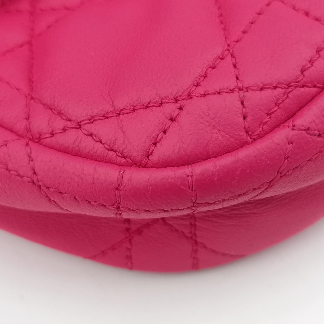 Miss Dior CANNAGE New LockRoselambskin12-MA-1103ミス ディオール カナージュ ニューロックローズ レッドラムスキン12-MA-1103