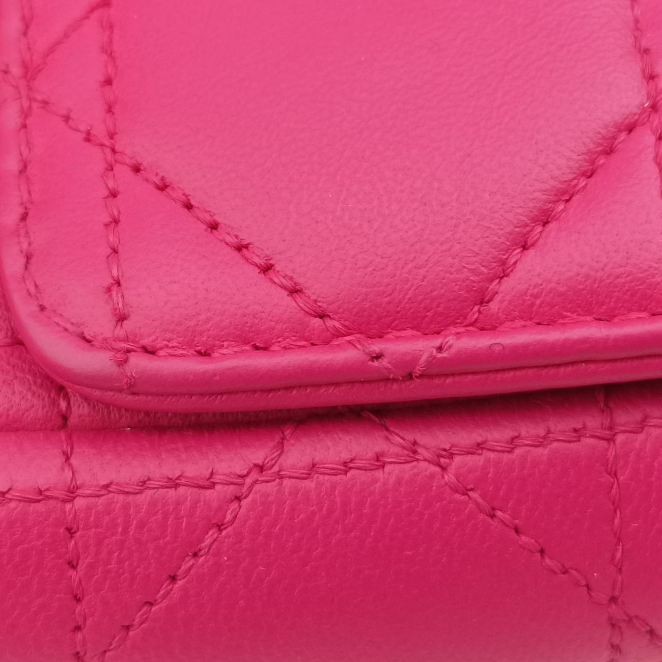 Miss Dior CANNAGE New LockRoselambskin12-MA-1103ミス ディオール カナージュ ニューロックローズ レッドラムスキン12-MA-1103