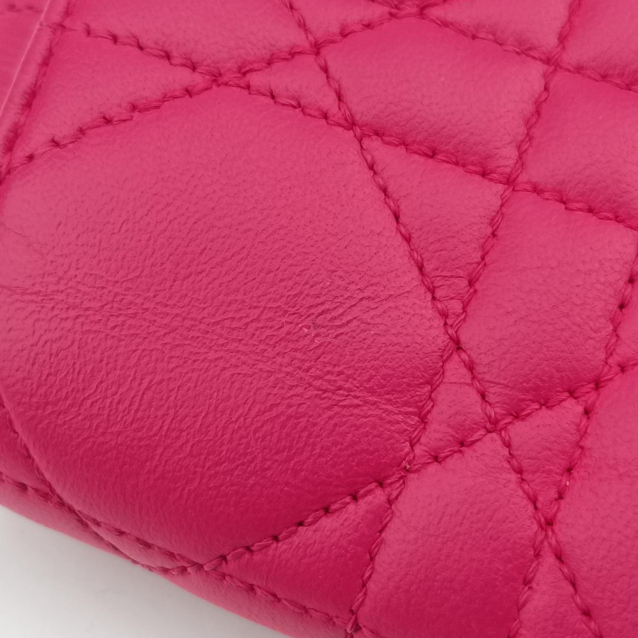 Miss Dior CANNAGE New LockRoselambskin12-MA-1103ミス ディオール カナージュ ニューロックローズ レッドラムスキン12-MA-1103