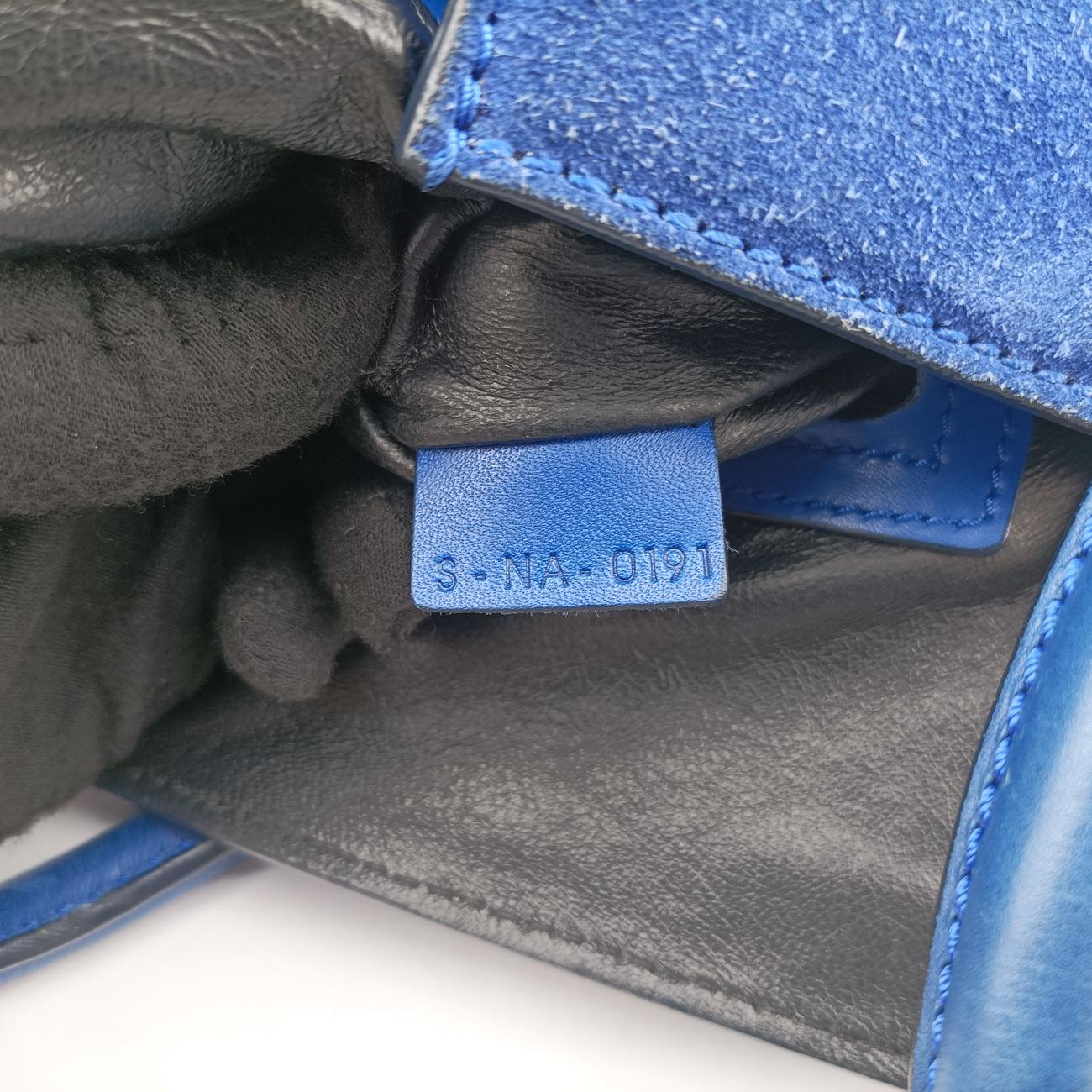 Luggage Small Square PhantomBluesuedeS-NA-0191ラゲージスモールスクエアファントムブルースエードS-NA-0191