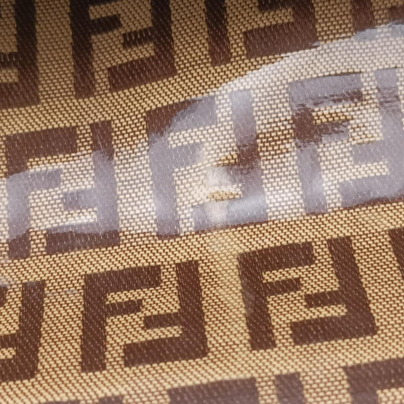 Baguette ZucchinoBrownPVC coated canvasLot number unknownマンマバケット ズッキーノ柄ブラウンPVCコーティングキャンバス製番不明