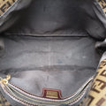 Baguette ZucchinoBrownPVC coated canvasLot number unknownマンマバケット ズッキーノ柄ブラウンPVCコーティングキャンバス製番不明