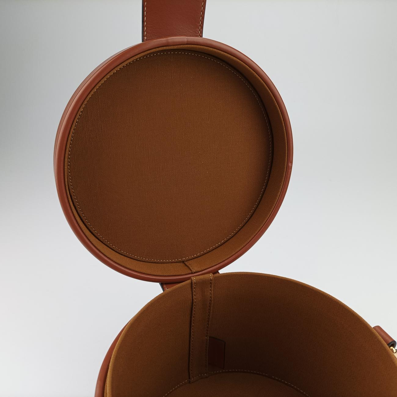 Tambour TriompheBrownPVC coated canvasW-GM-3270タンブール トリオンフブラウンPVCコーティングキャンバスW-GM-3270