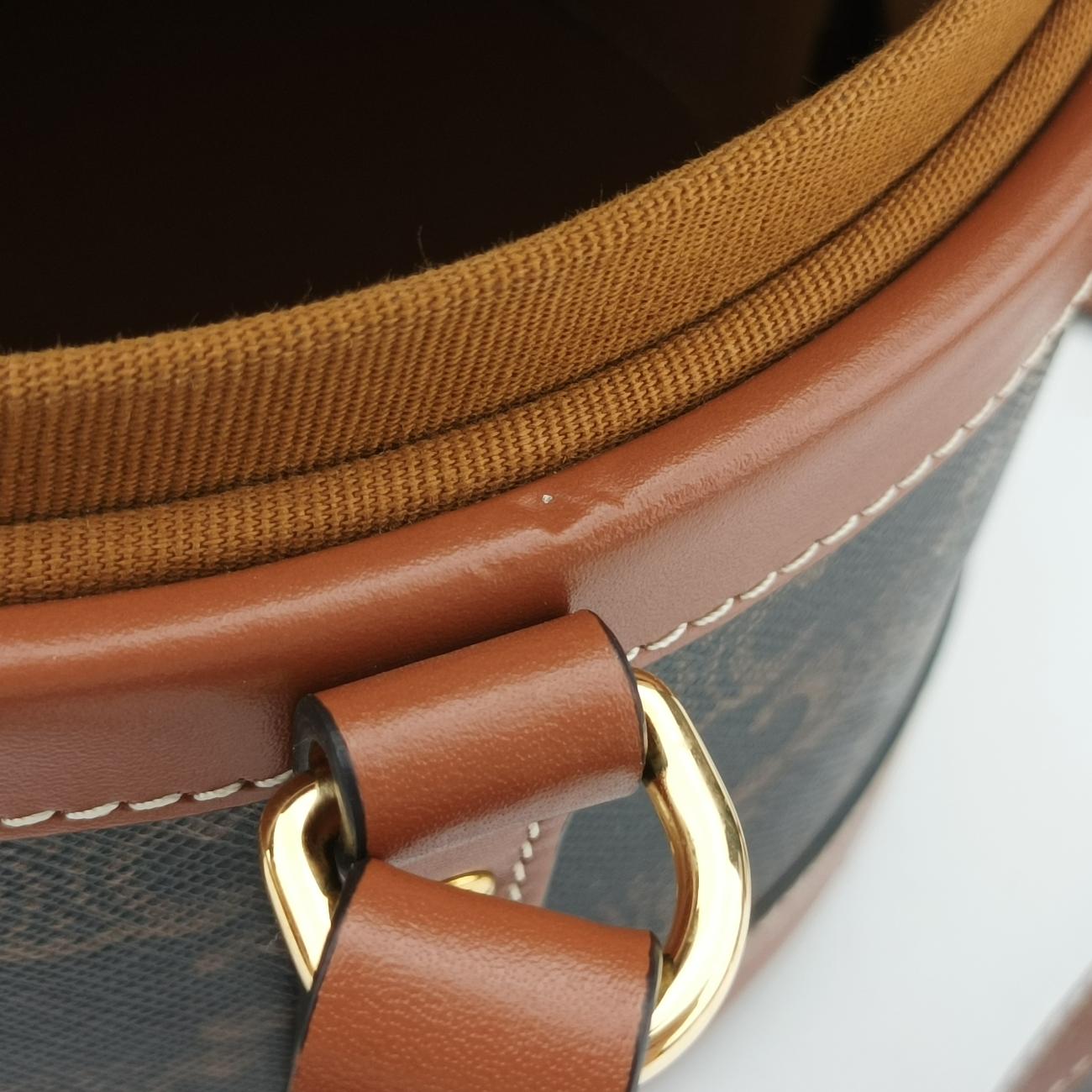 Tambour TriompheBrownPVC coated canvasW-GM-3270タンブール トリオンフブラウンPVCコーティングキャンバスW-GM-3270