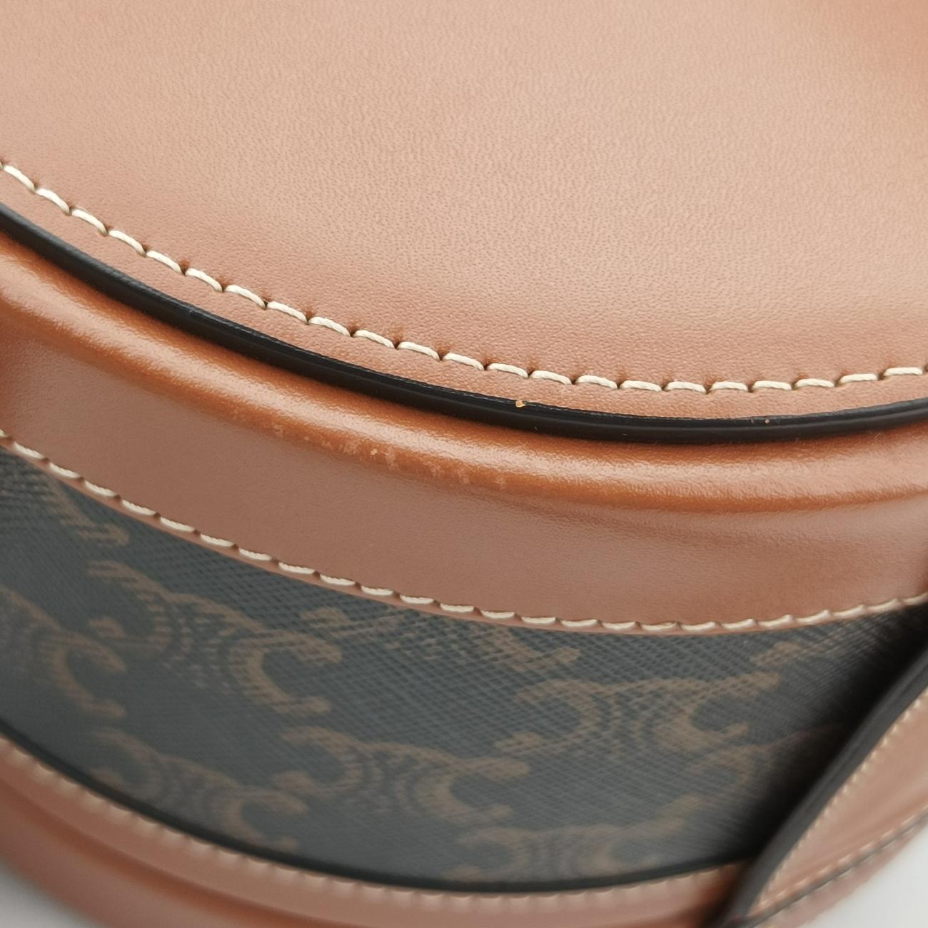 Tambour TriompheBrownPVC coated canvasW-GM-3270タンブール トリオンフブラウンPVCコーティングキャンバスW-GM-3270