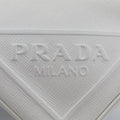 Triangle Logo PlateWhiteSAFFIANO Leather56 5トライアングル ロゴ プレートホワイトサフィアーノレザー56 5