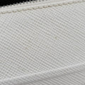 Triangle Logo PlateWhiteSAFFIANO Leather56 5トライアングル ロゴ プレートホワイトサフィアーノレザー56 5