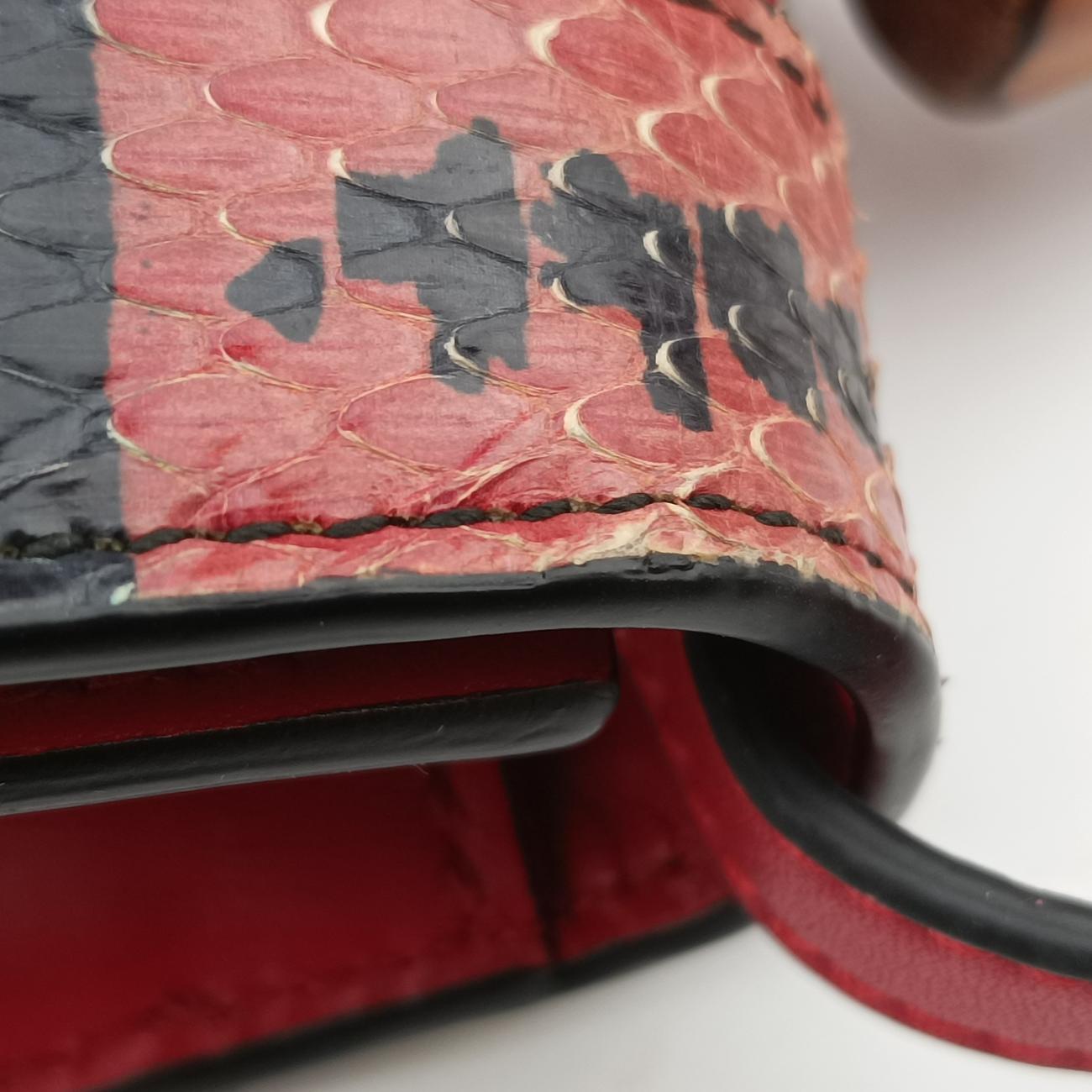 Lilith Bamboo Coral SnakeRedLeather453751A021283850リリス バンブー コーラルスネークレッドレザー453751A021283850