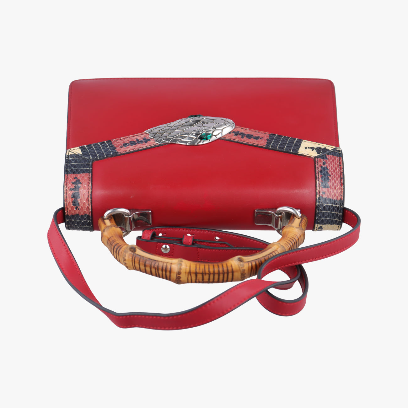 Lilith Bamboo Coral SnakeRedLeather453751A021283850リリス バンブー コーラルスネークレッドレザー453751A021283850