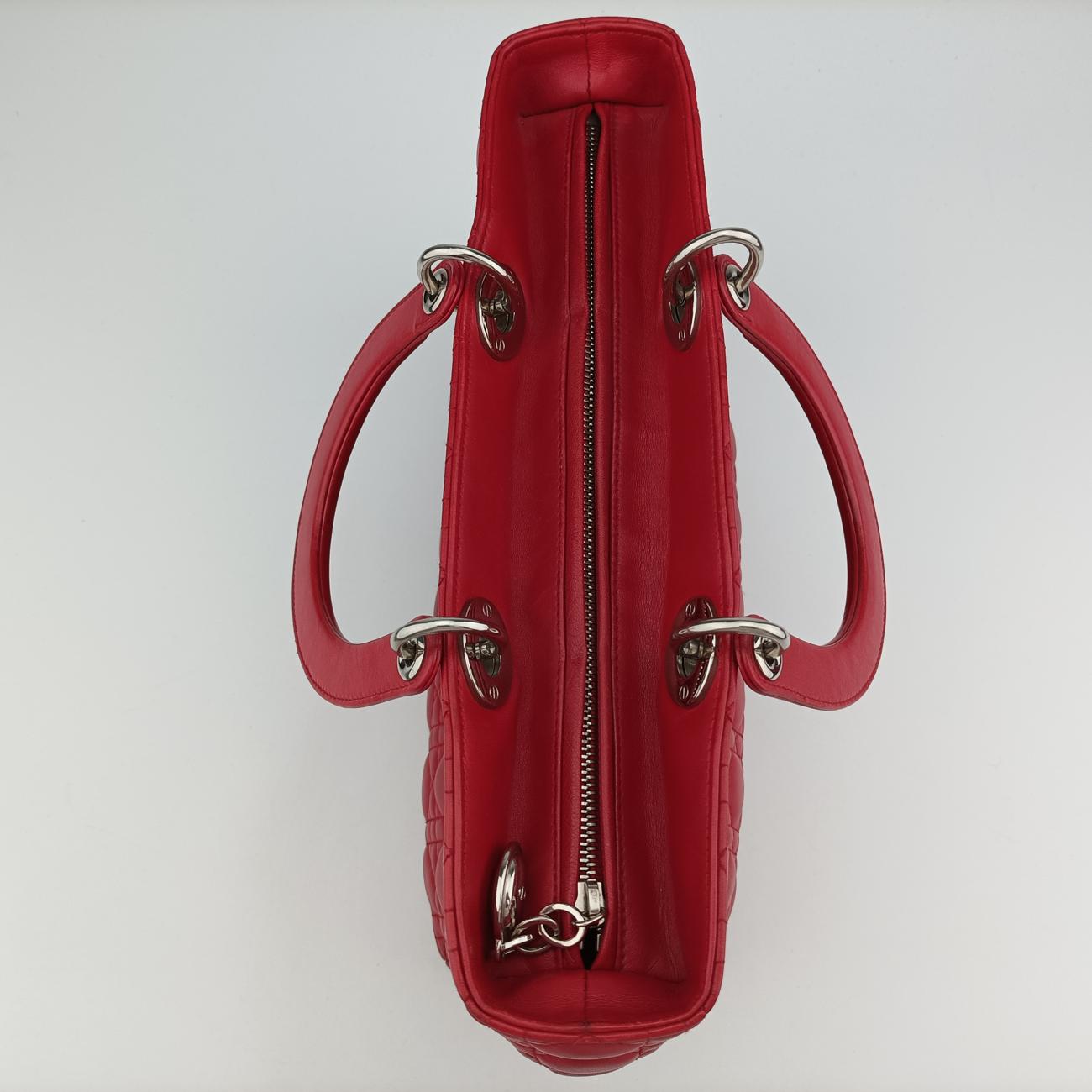 Lady DiorRedlambskin01-MA-0111レディディオールレッドラムスキン01-MA-0111