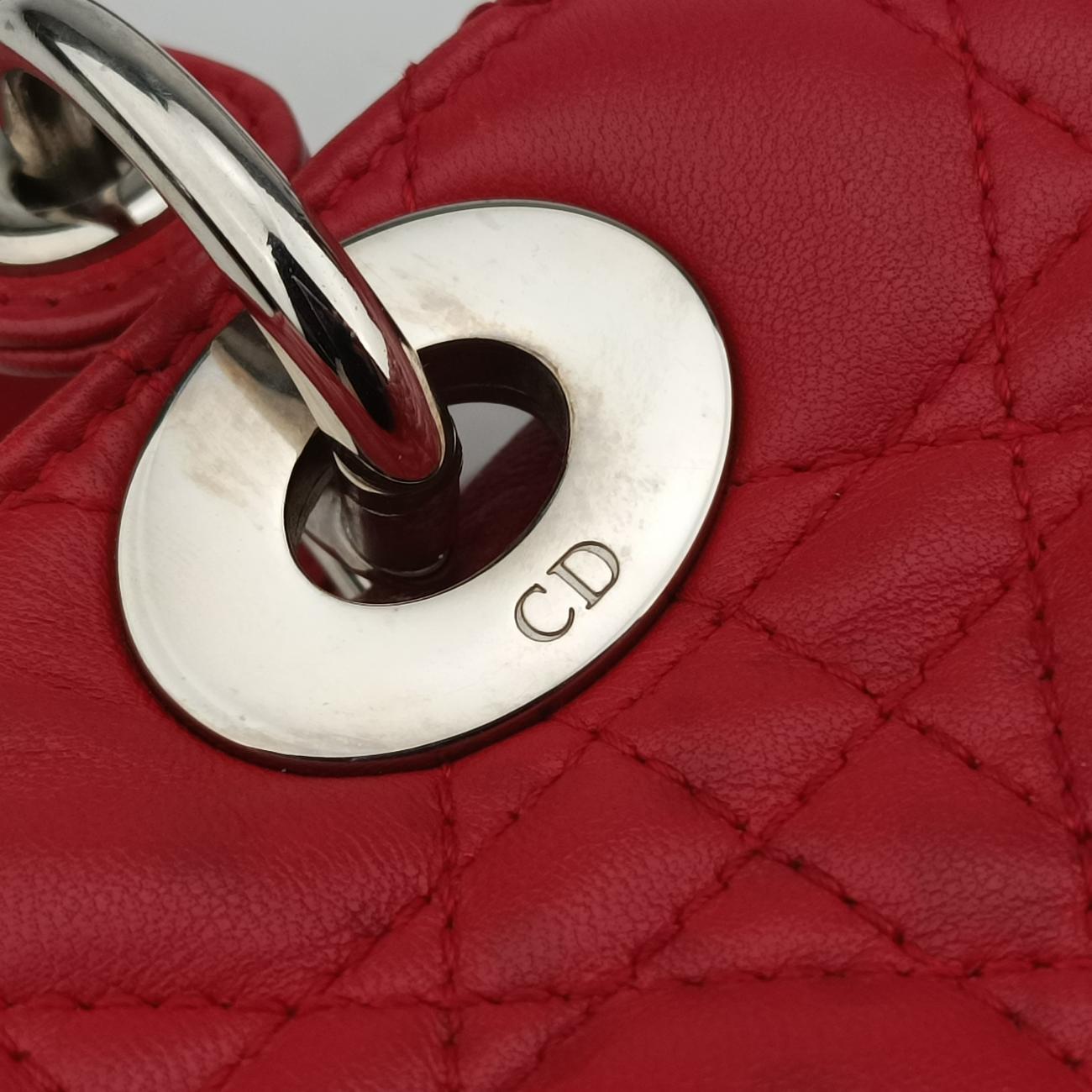 Lady DiorRedlambskin01-MA-0111レディディオールレッドラムスキン01-MA-0111