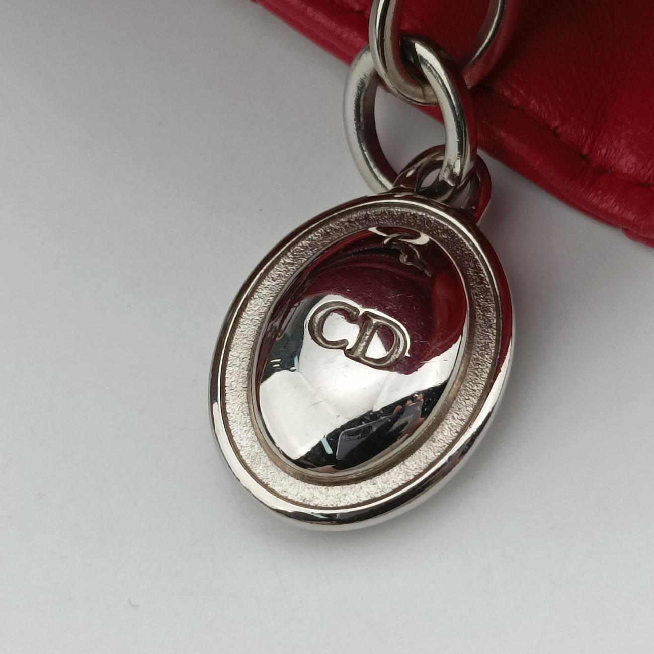 Lady DiorRedlambskin01-MA-0111レディディオールレッドラムスキン01-MA-0111