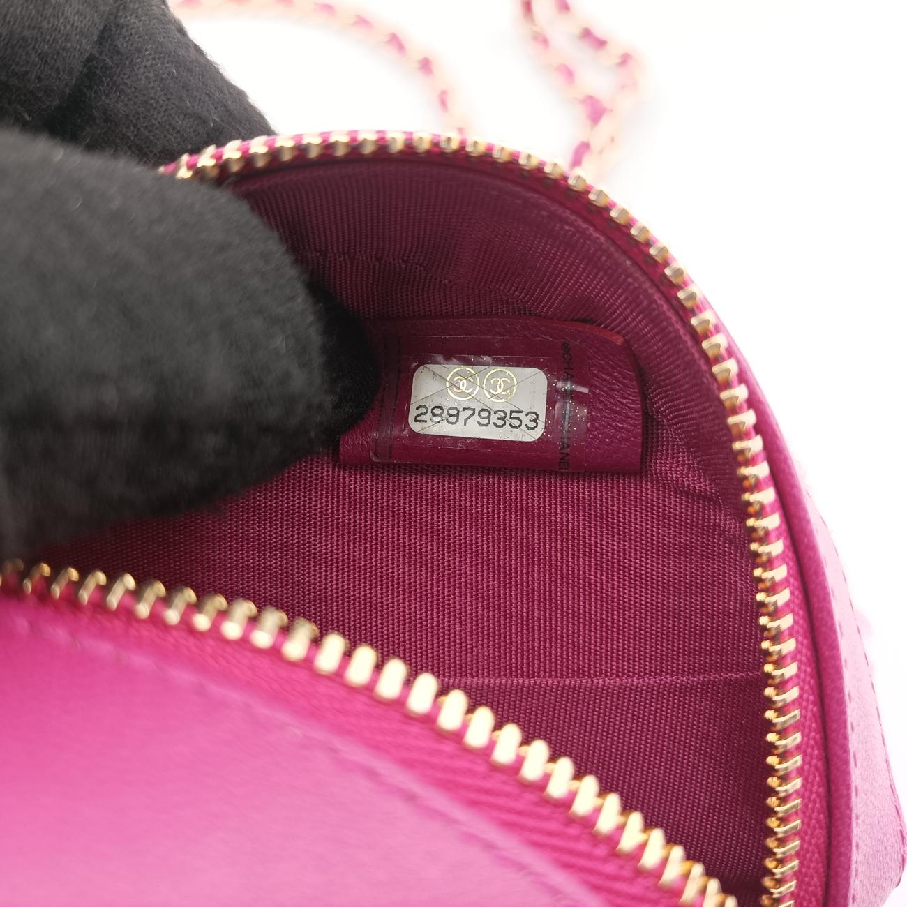 ROUND SHEARLING COCO NEIGEpinkFur x Leather AP093228979353ラウンド ムートン ココマークピンクファー×レザーAP093228979353