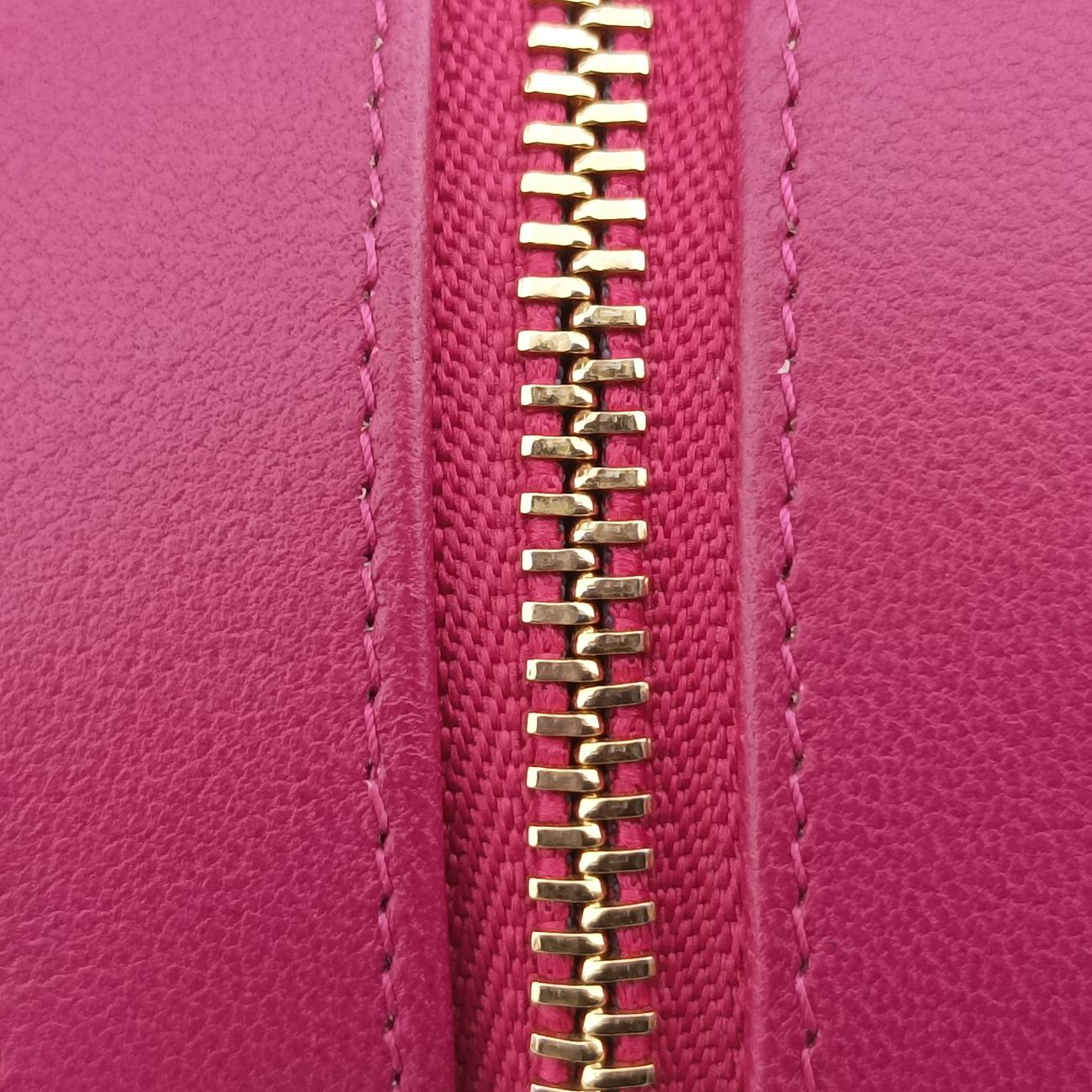 ROUND SHEARLING COCO NEIGEpinkFur x Leather AP093228979353ラウンド ムートン ココマークピンクファー×レザーAP093228979353