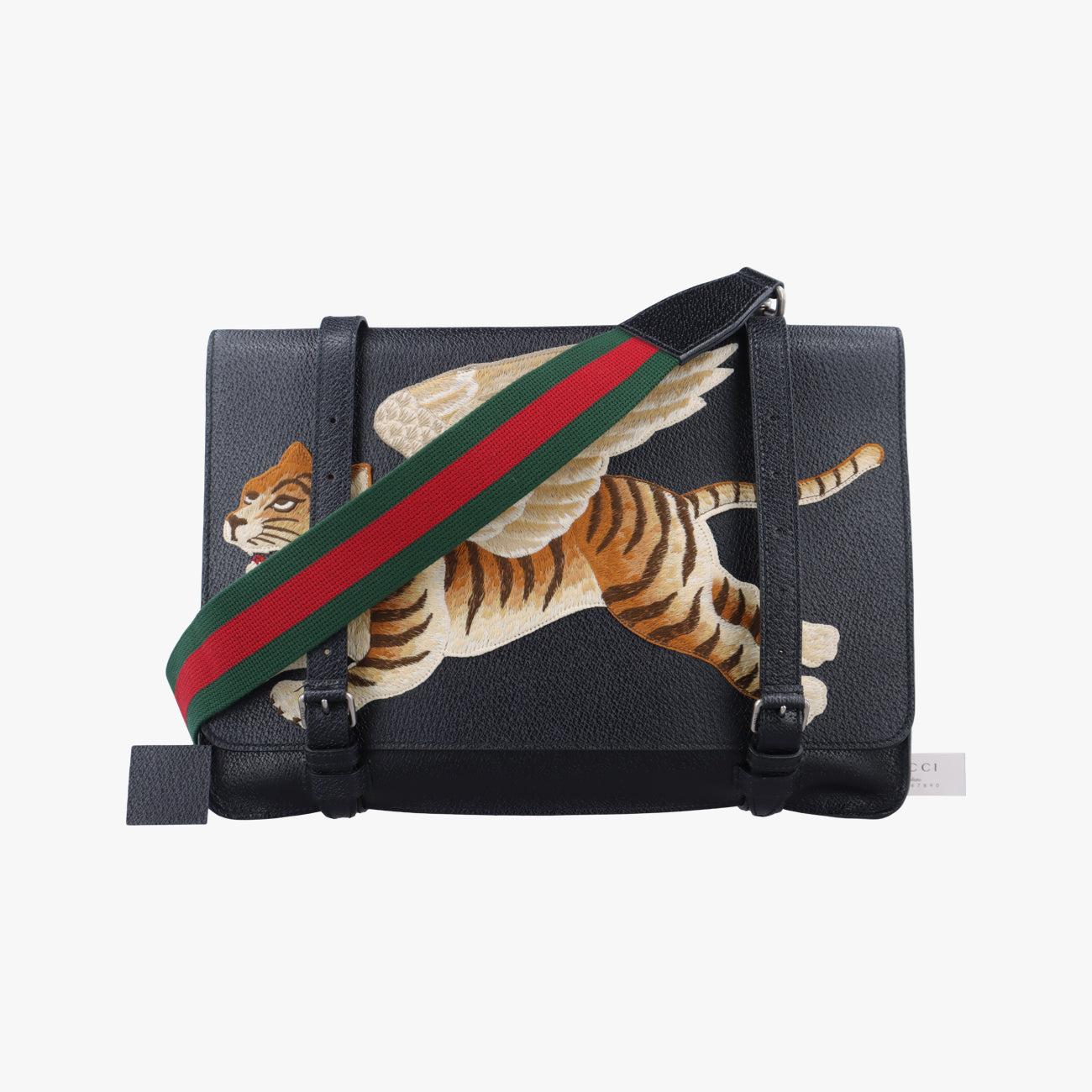 Tiger Print WebMulticolourLeather484668E023216007タイガープリントウェブマルチカラーレザー484668E023216007