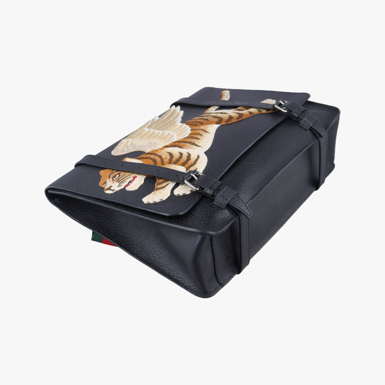 Tiger Print WebMulticolourLeather484668E023216007タイガープリントウェブマルチカラーレザー484668E023216007