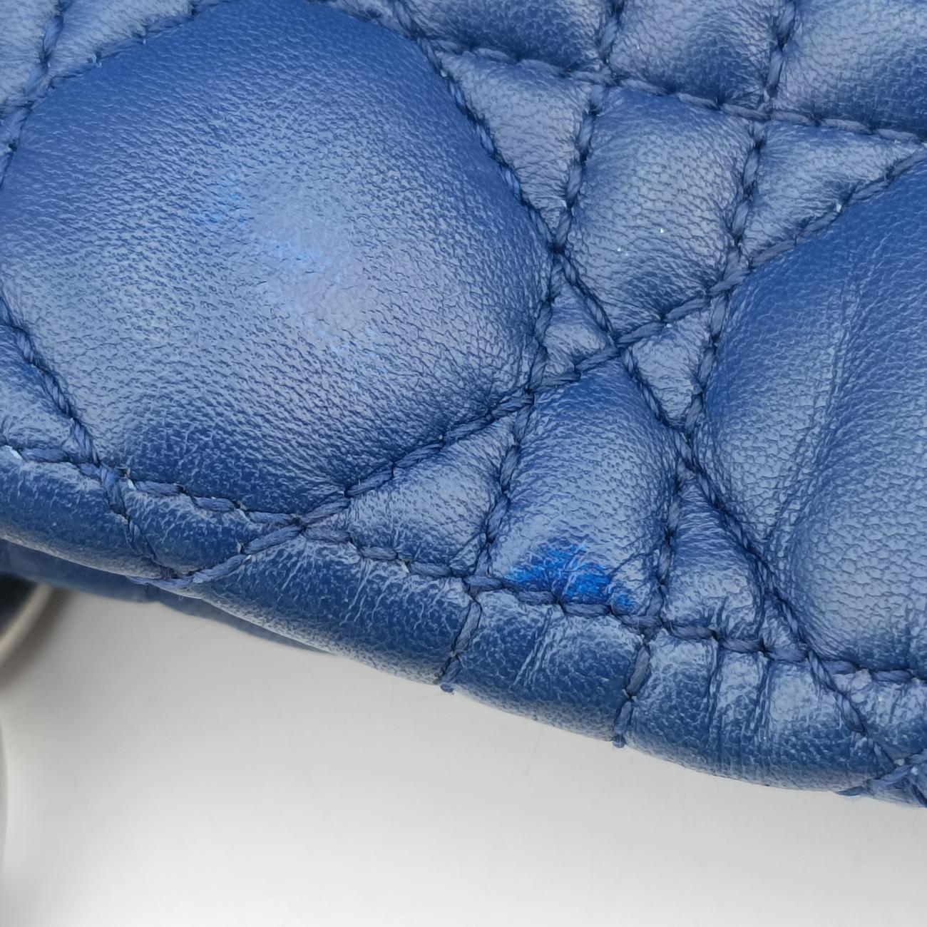 Cannage Dior Soft ShoppingBluelambskin04-RU-0152ディオールソフトブルーラムスキン04-RU-0152