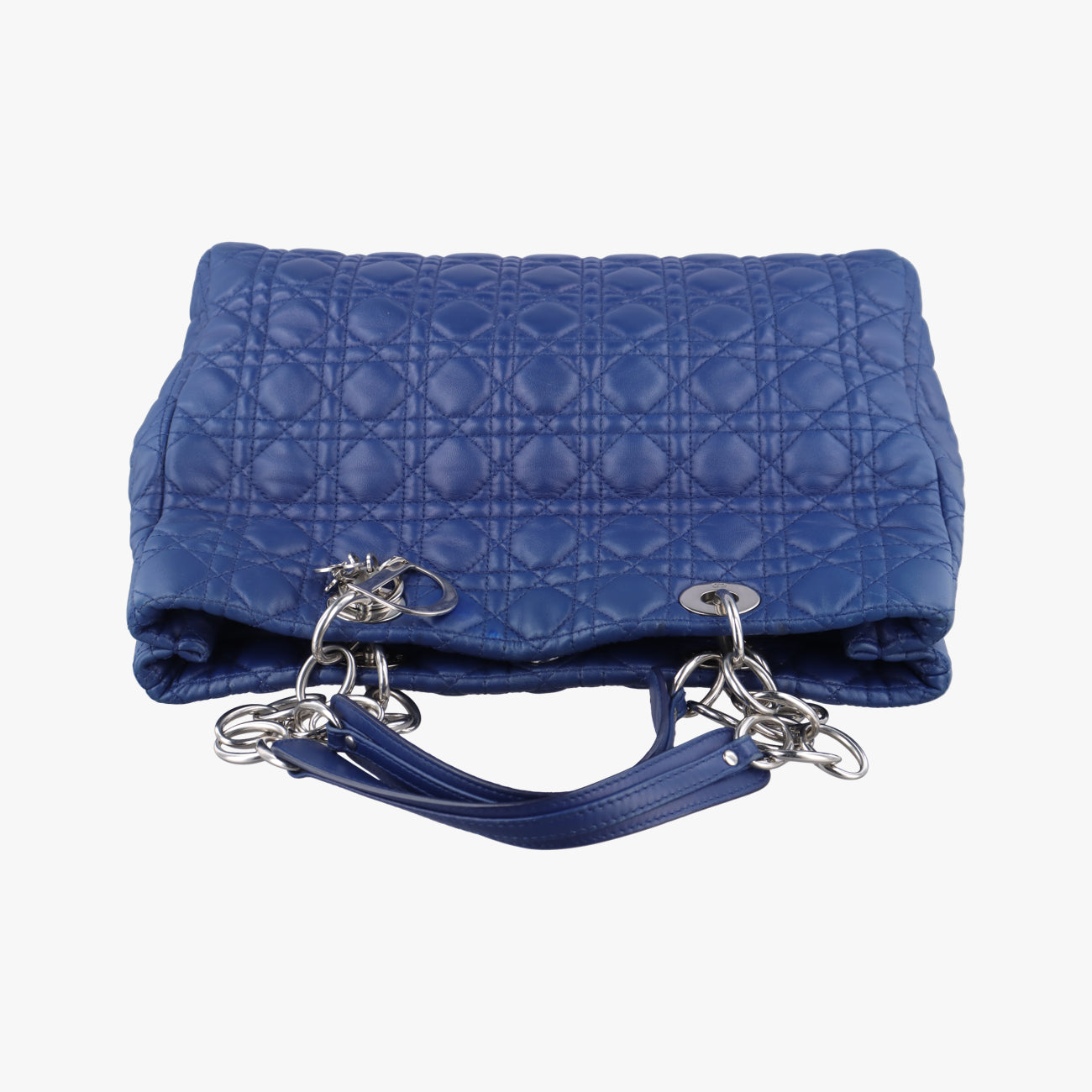 Cannage Dior Soft ShoppingBluelambskin04-RU-0152ディオールソフトブルーラムスキン04-RU-0152