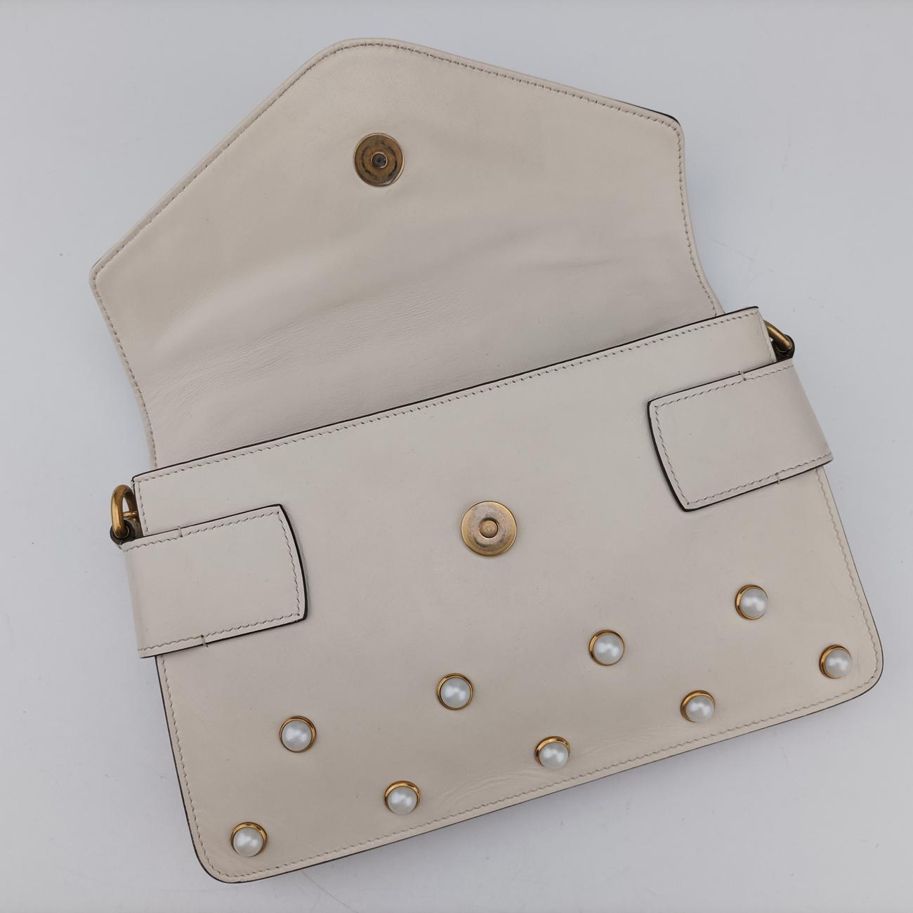 Broadway Pearl BeeWhiteLeather453778H022307783ブロードウェイ パール ビーホワイトレザー453778H022307783