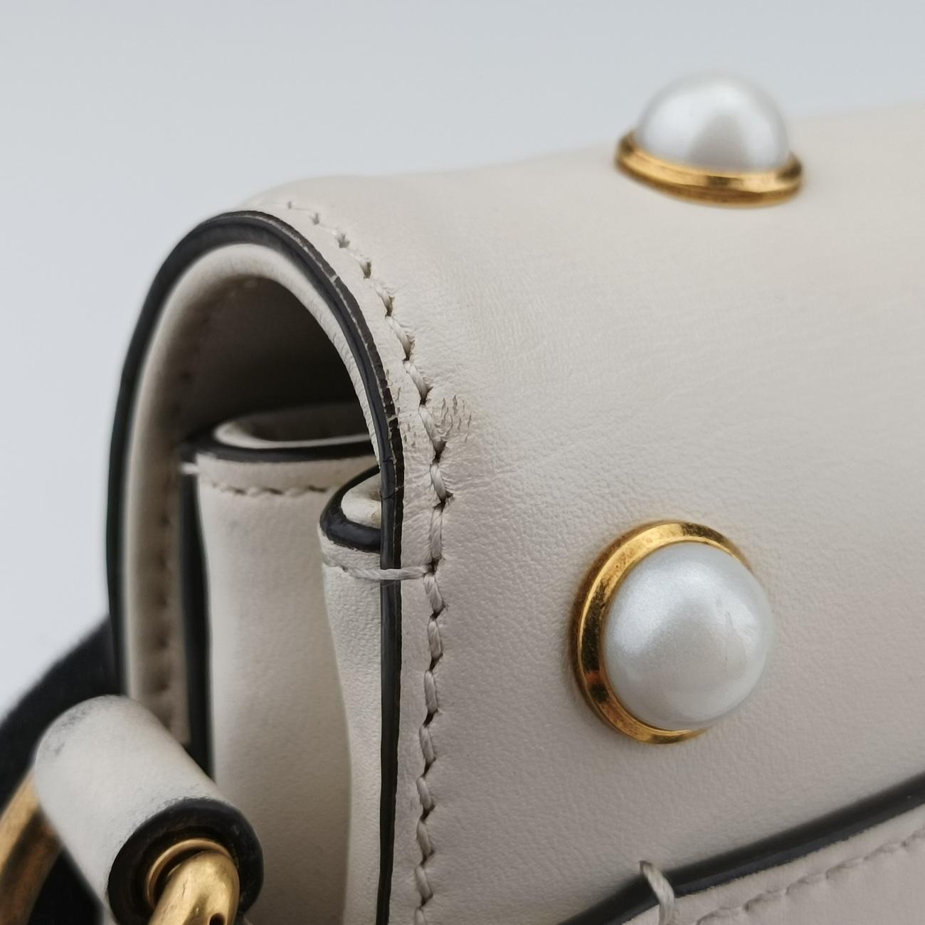 Broadway Pearl BeeWhiteLeather453778H022307783ブロードウェイ パール ビーホワイトレザー453778H022307783