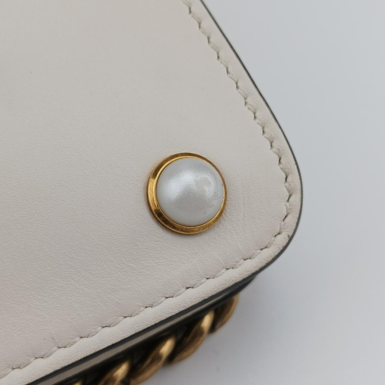 Broadway Pearl BeeWhiteLeather453778H022307783ブロードウェイ パール ビーホワイトレザー453778H022307783